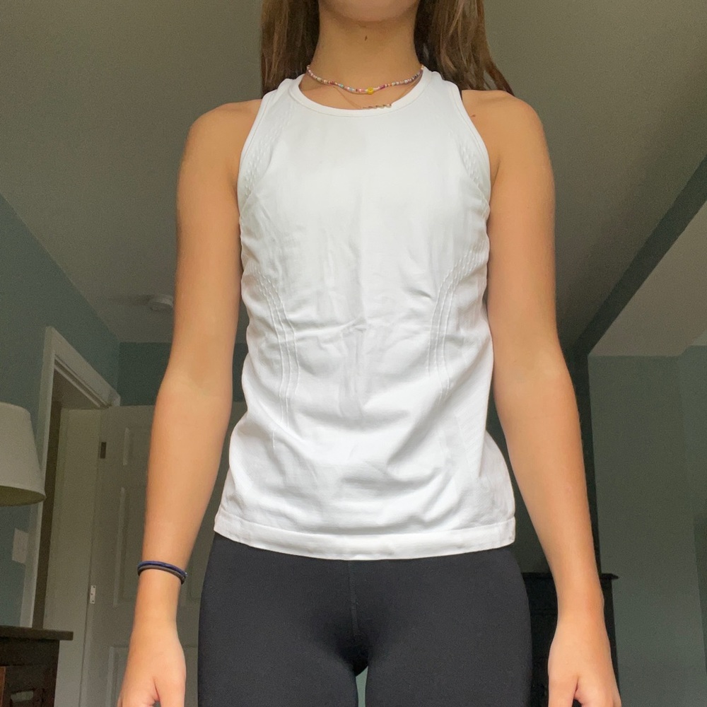 White Athleta Girl tank top size Large/12